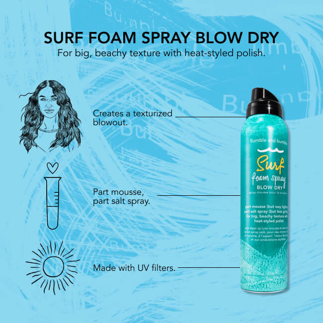 Surf Foam Spray Blow Dry Mousse 