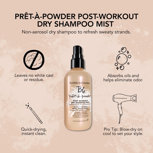 Prêt-à-powder Post Workout Dry Shampoo Hair Mist